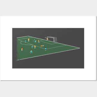 Pixel Soccer - Goal? Posters and Art